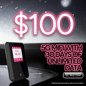 5G MiFi with 30 Days of Unlimited Data