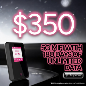 5G MiFi with 180 Days of Unlimited Data